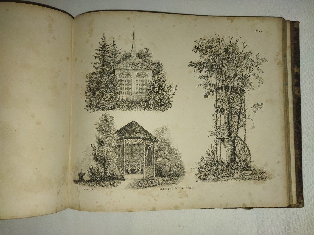 Treatise On Garden Ornaments And Composition 161 Plates Audot 1839-photo-1