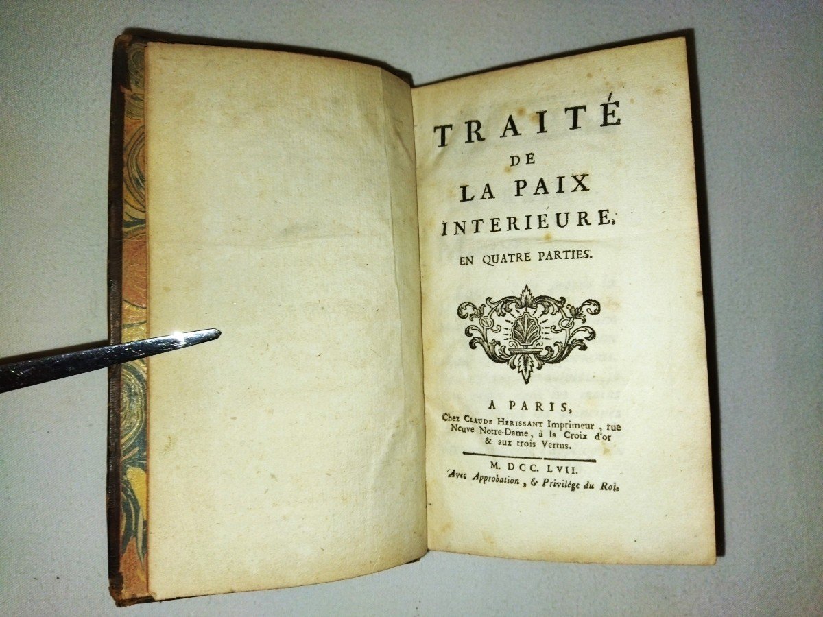 "treaty Of Internal Peace" Amboise De Lombez 1757 Original Edition Collection-photo-6