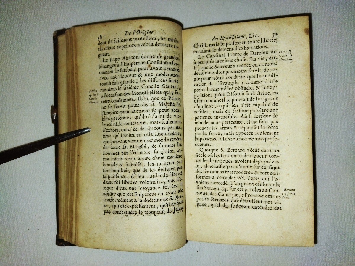 "history Of The Inquisition And Its Origin" Jacques Marsollier 1693 Original Edition Collection-photo-1