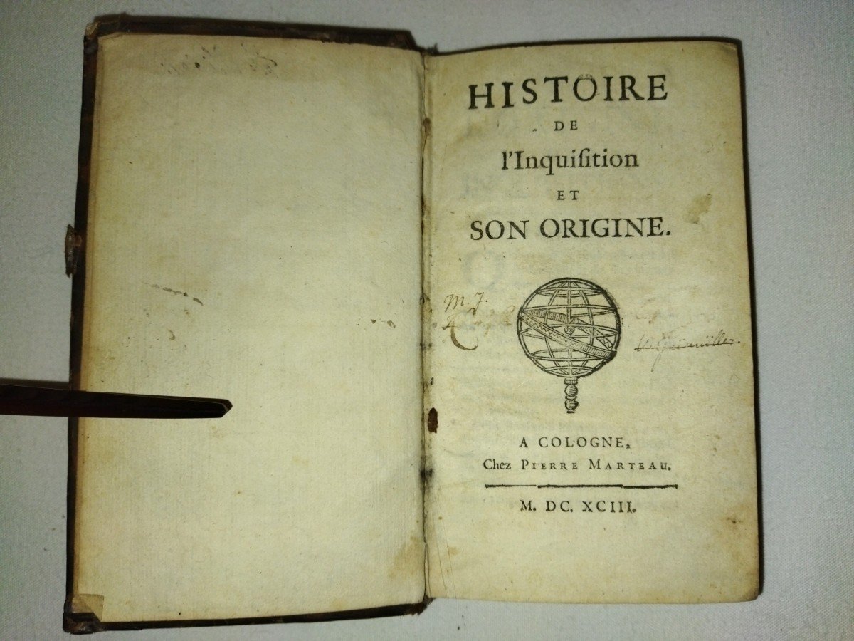 "history Of The Inquisition And Its Origin" Jacques Marsollier 1693 Original Edition Collection-photo-6