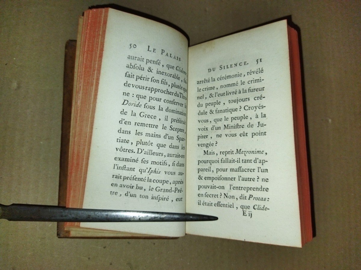 The Palace Of Silence" Philosophical Tale By The Chevalier d'Arcq 1754 Original Edition-photo-2