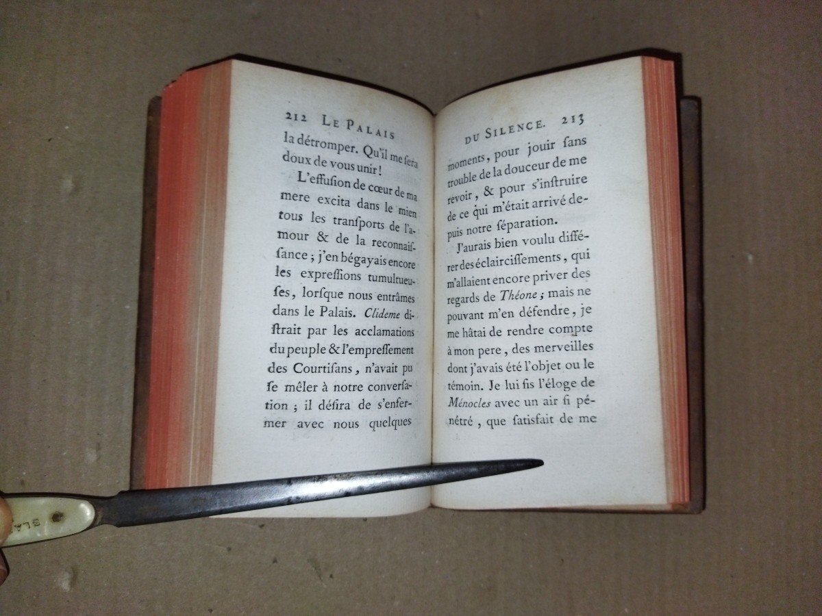 The Palace Of Silence" Philosophical Tale By The Chevalier d'Arcq 1754 Original Edition-photo-3