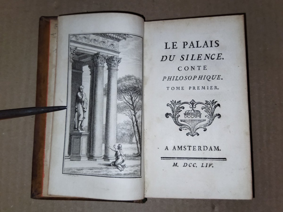 The Palace Of Silence" Philosophical Tale By The Chevalier d'Arcq 1754 Original Edition-photo-5