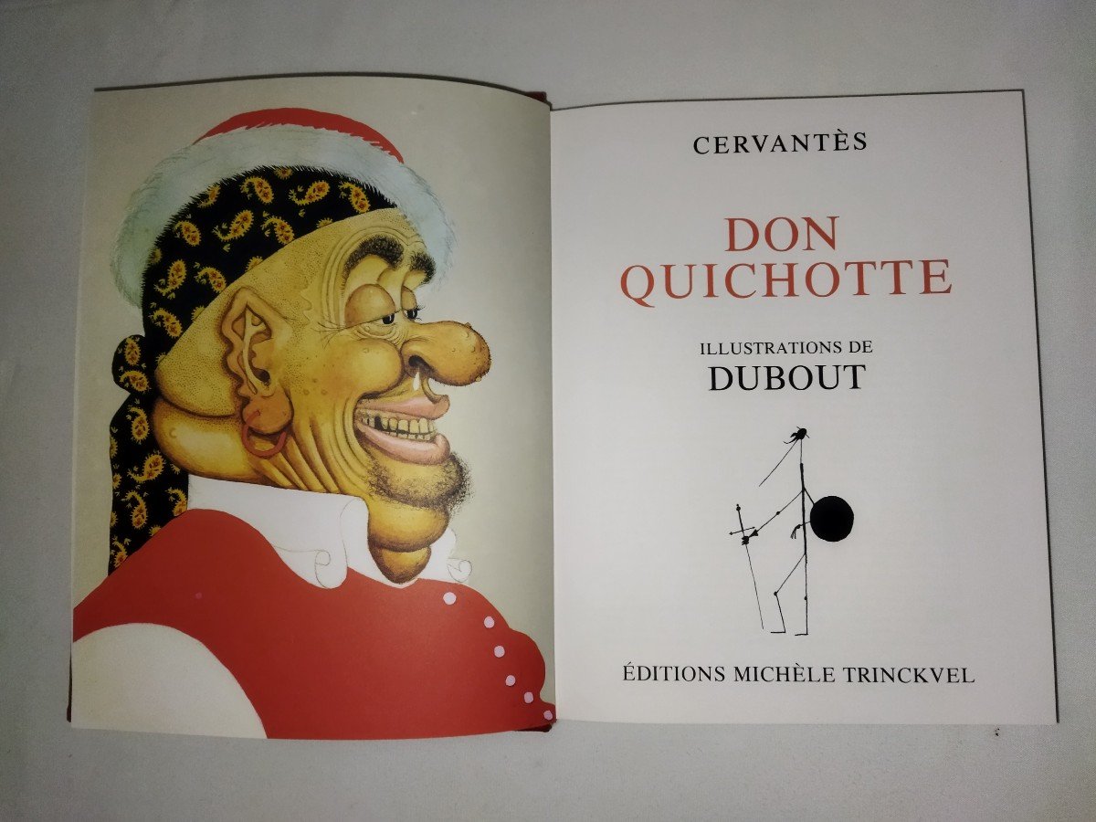 Don Quixote Cervantes Illustrations Dubout Trinckvel Edition 1978-photo-7