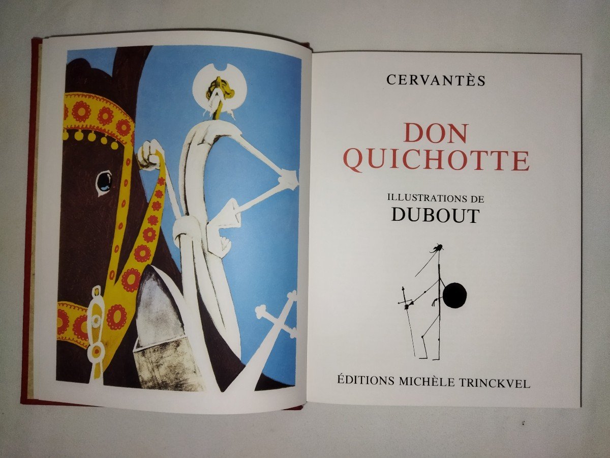 Don Quixote Cervantes Illustrations Dubout Trinckvel Edition 1978-photo-8