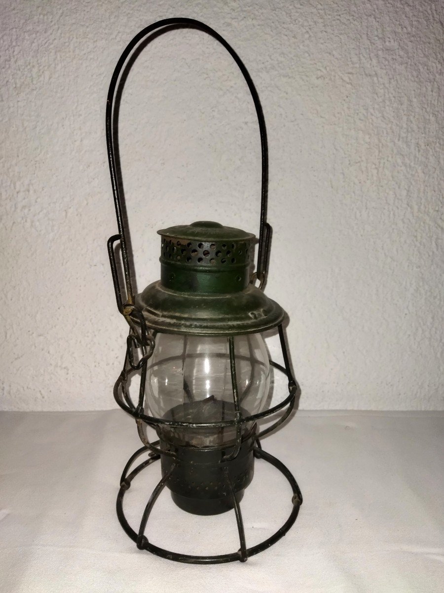 Adlake Antique Railroad Track Lantern Made In Usa-photo-2