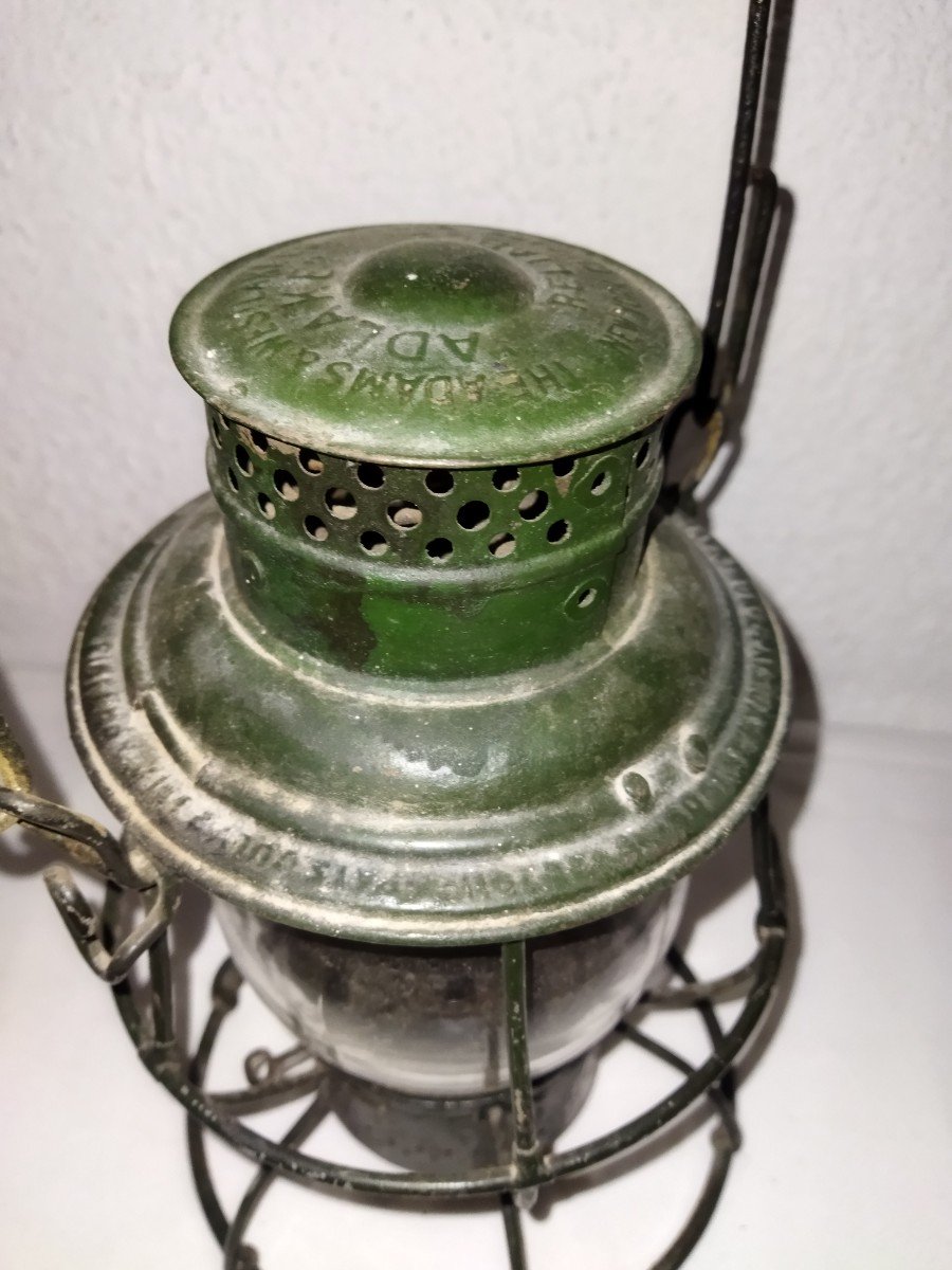 Adlake Antique Railroad Track Lantern Made In Usa-photo-3