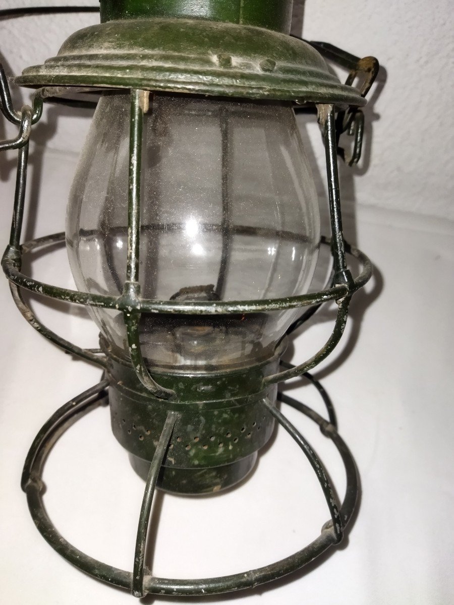 Adlake Antique Railroad Track Lantern Made In Usa-photo-2