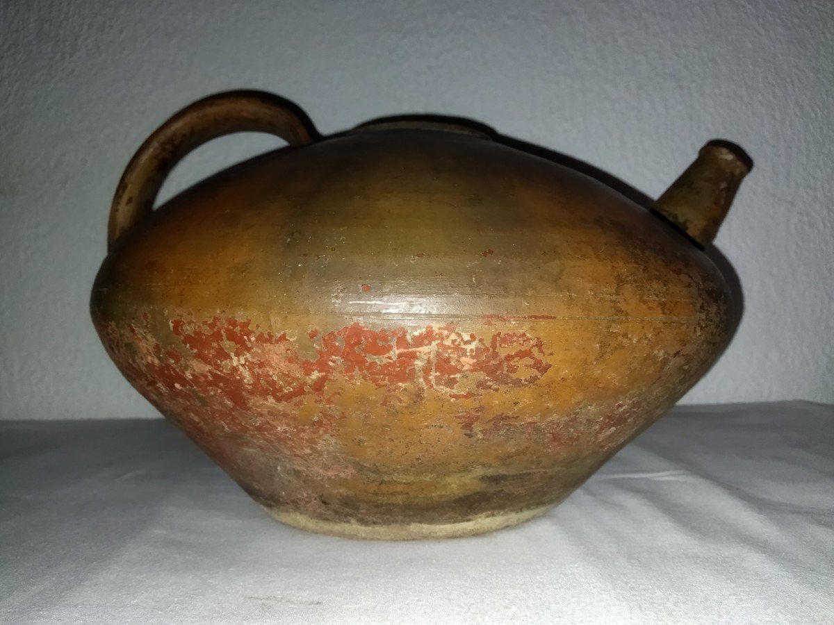 Pegarra Antique Terracotta Jug Southwest Collection-photo-3