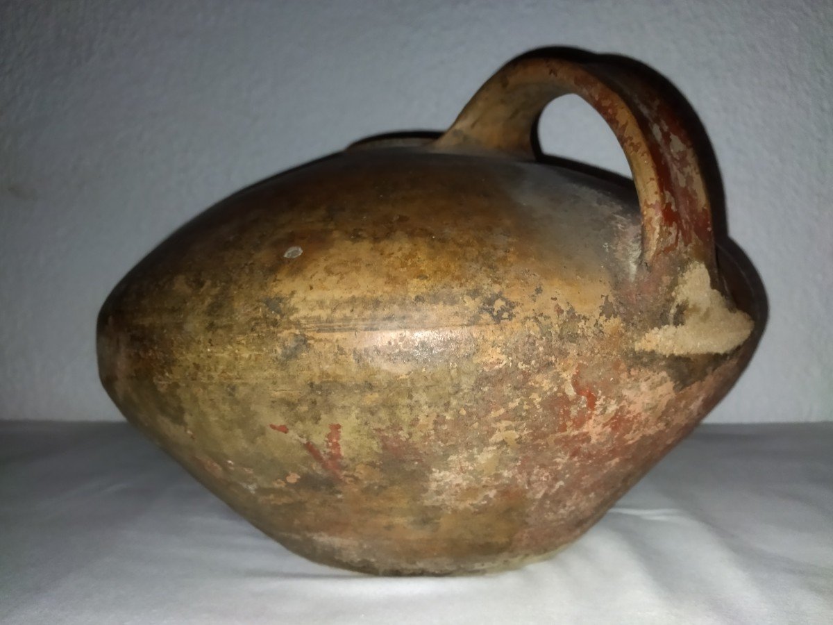 Pegarra Antique Terracotta Jug Southwest Collection-photo-4