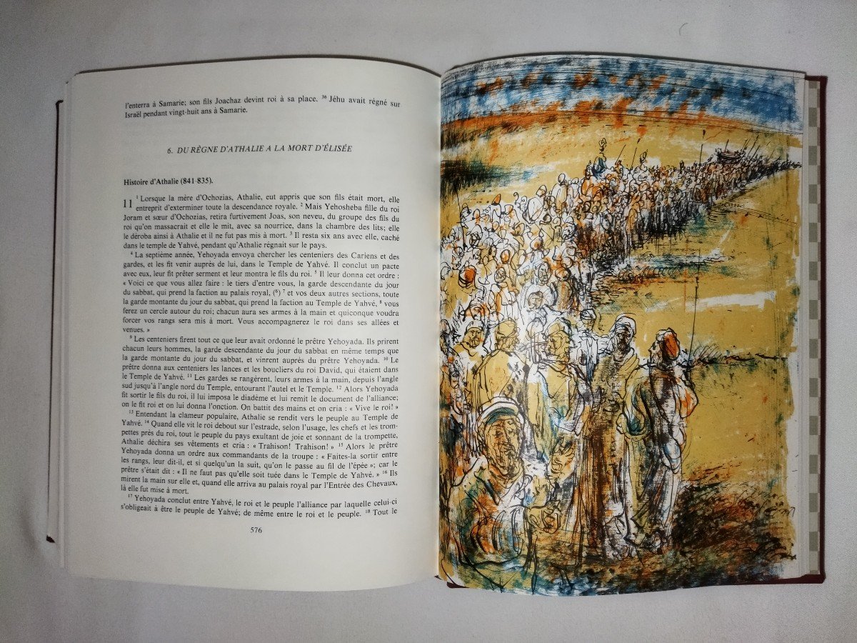 The Bible Of Jerusalem Pierre De Tartas Illustrations 4 Volumes 1973-photo-8