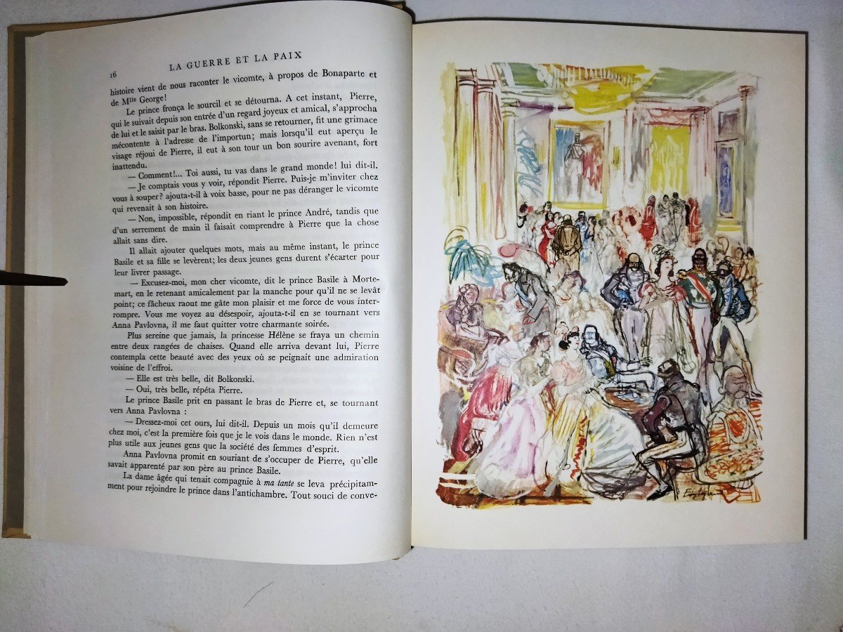 War And Peace Leo Tolstoy Illustrations By Edy Legrand 1960-photo-1