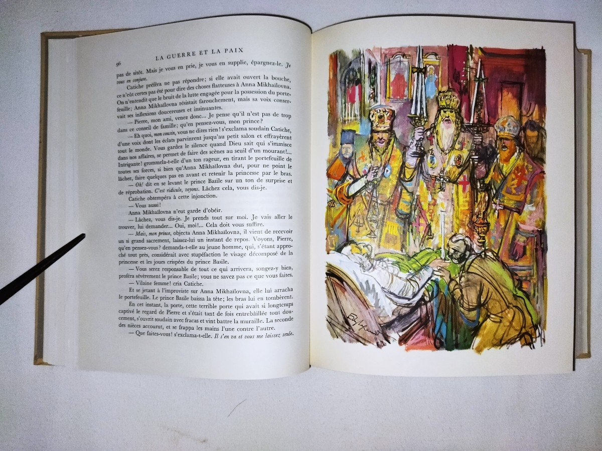 War And Peace Leo Tolstoy Illustrations By Edy Legrand 1960-photo-2