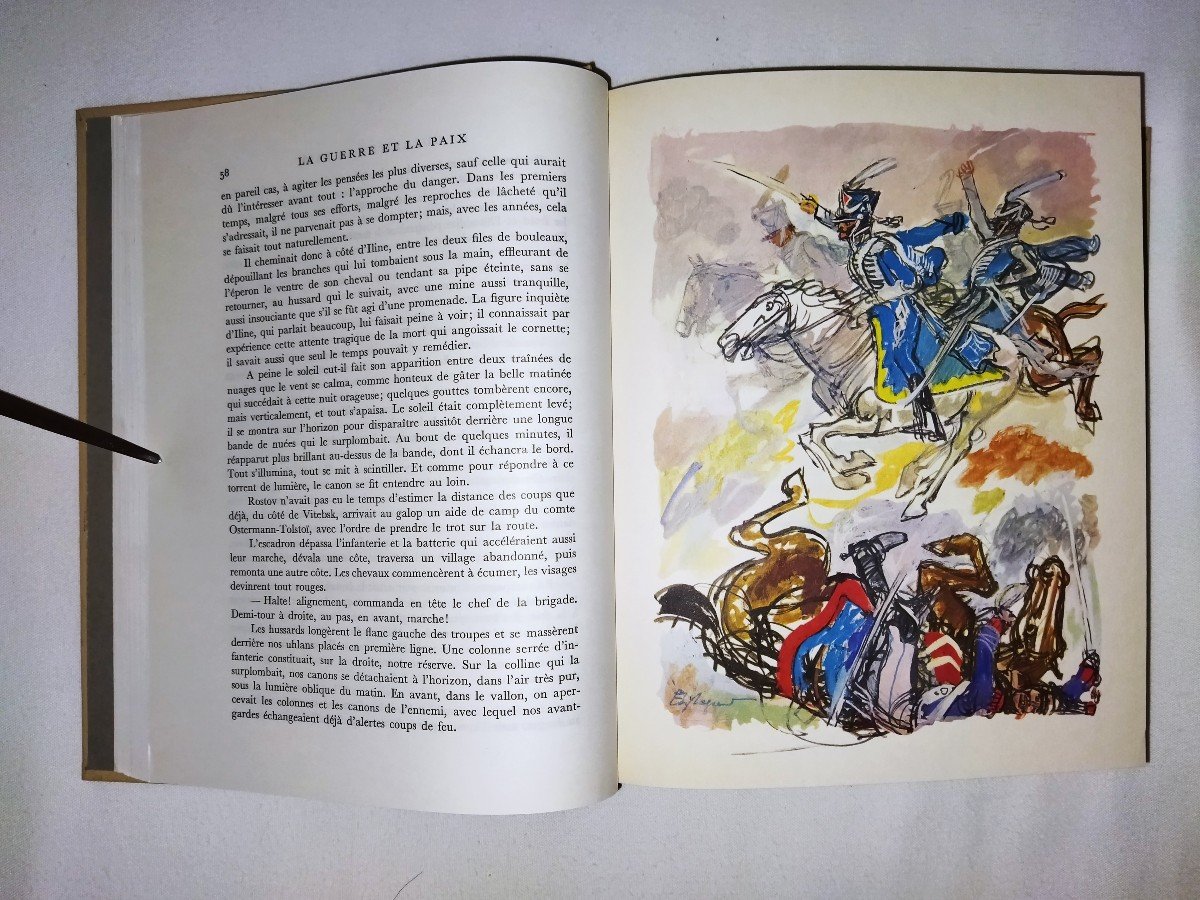 War And Peace Leo Tolstoy Illustrations By Edy Legrand 1960-photo-5