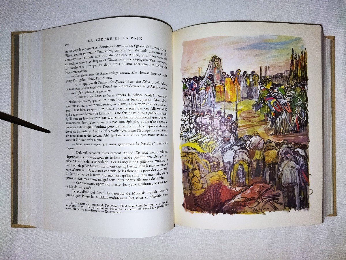 War And Peace Leo Tolstoy Illustrations By Edy Legrand 1960-photo-6