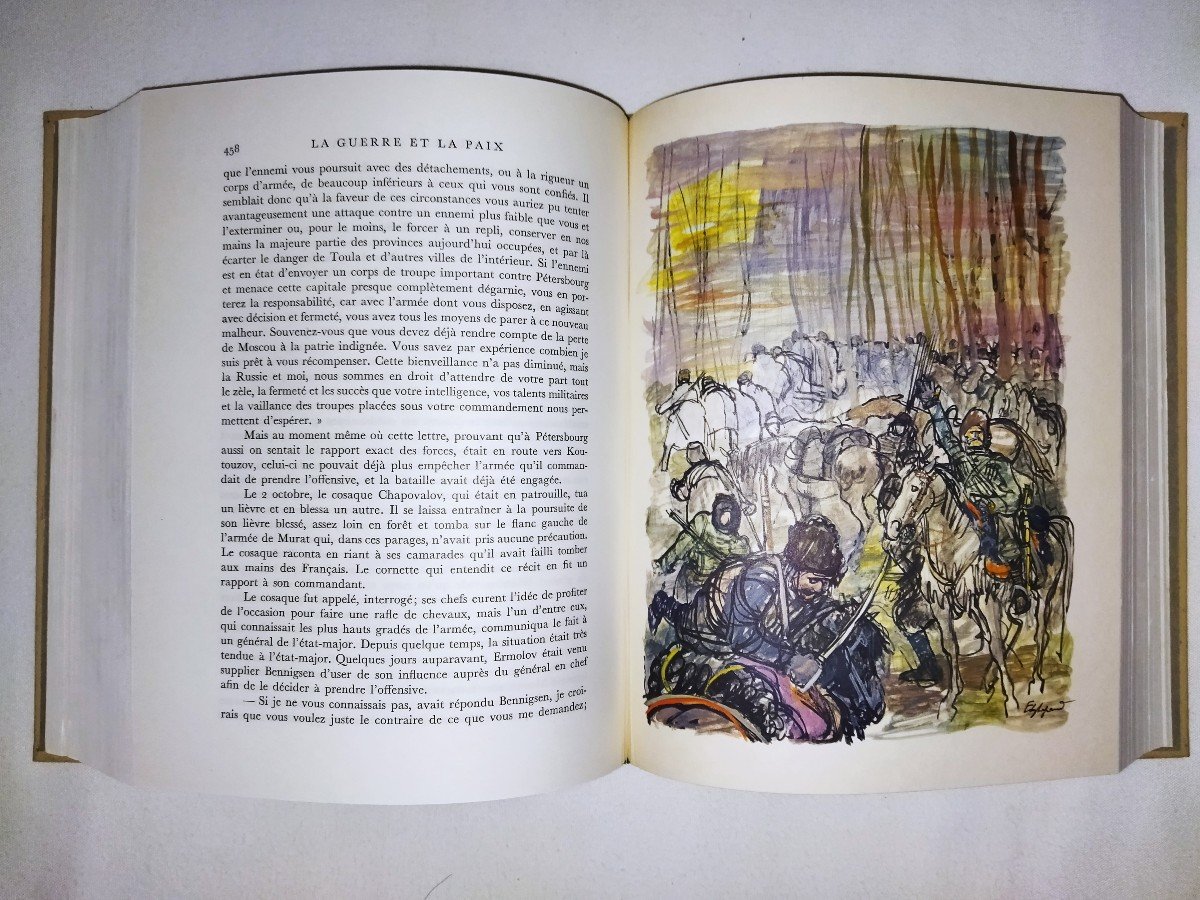 War And Peace Leo Tolstoy Illustrations By Edy Legrand 1960-photo-7