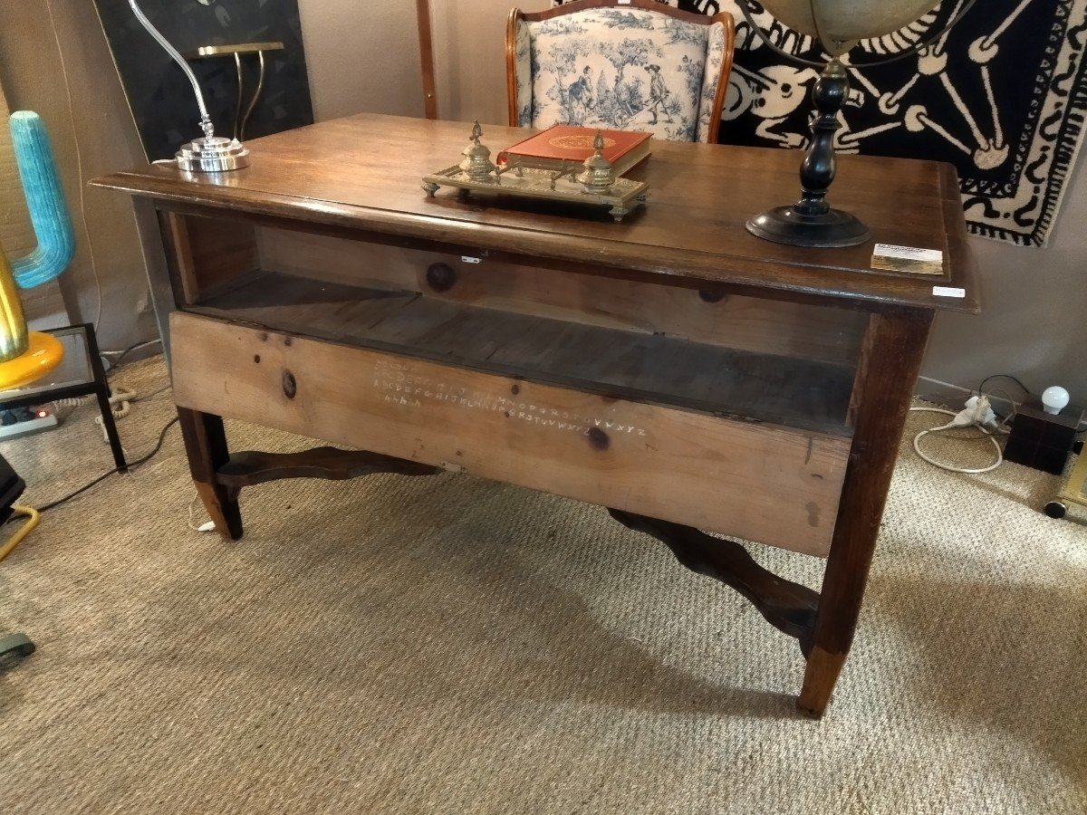 Antique Solid Wood Archivist Desk-photo-2