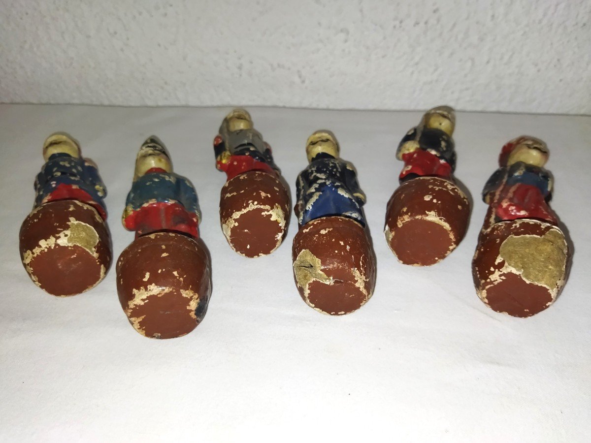 Bon Dufour Skittles Game Old Soldiers French Army Collectible Toys Militaria-photo-2