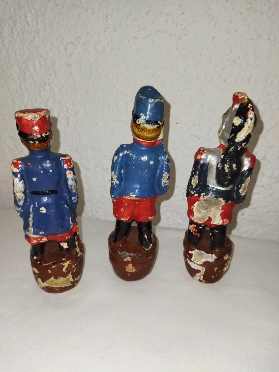 Bon Dufour Skittles Game Old Soldiers French Army Collectible Toys Militaria-photo-3