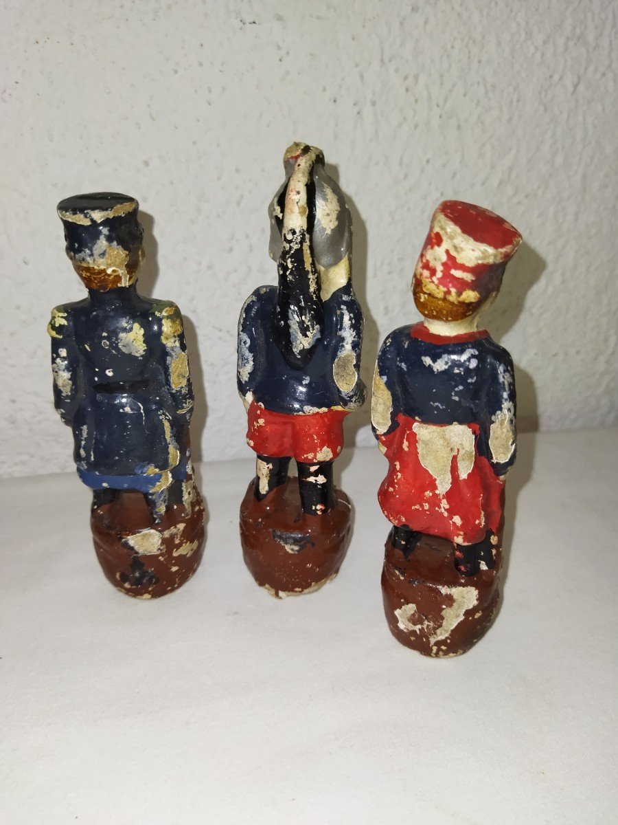 Bon Dufour Skittles Game Old Soldiers French Army Collectible Toys Militaria-photo-4