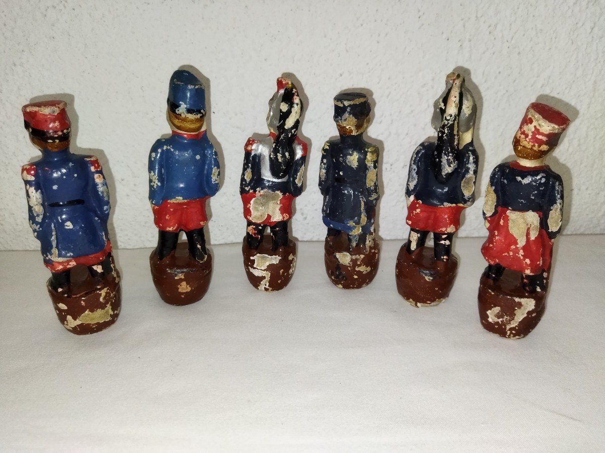 Bon Dufour Skittles Game Old Soldiers French Army Collectible Toys Militaria-photo-5