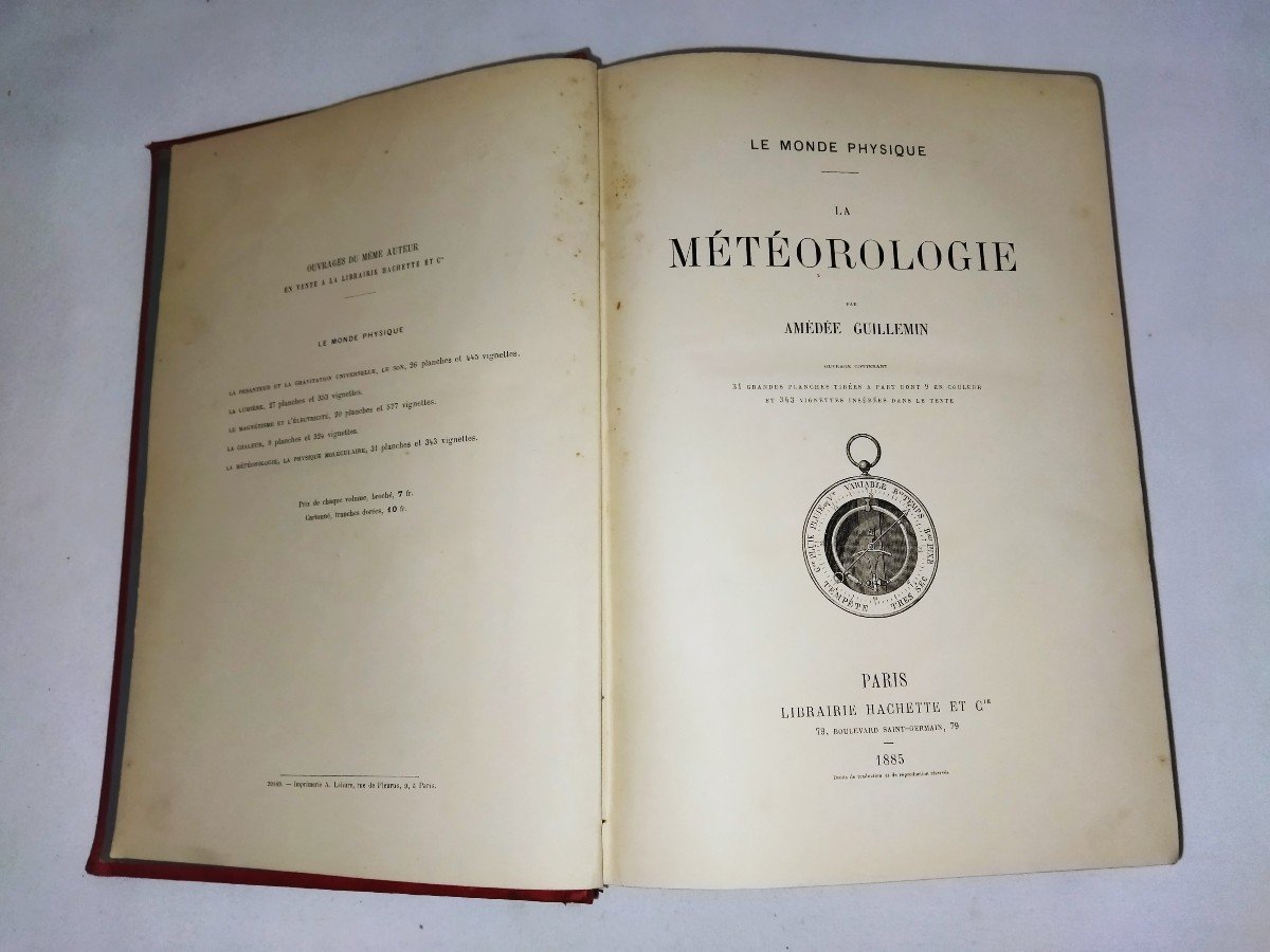 LA MÉTÉOROLOGIE par Amédée GUILLEMIN  Le Monde Physique Illustré 1885-photo-4