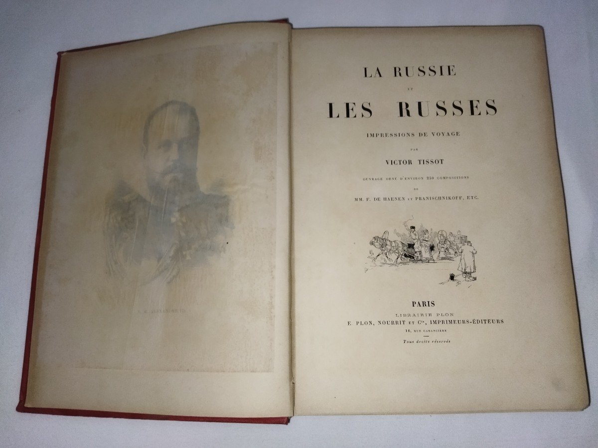 LA RUSSIE ET LES RUSSES  Impressions De Voyage par Victor TISSOT Illustré XIX-photo-4