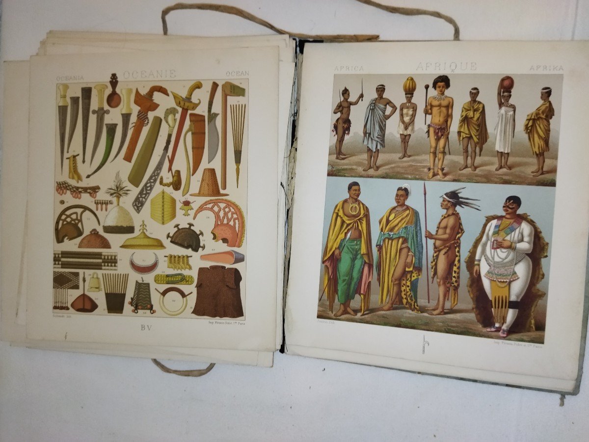 Historical Costume Color Plate Ethnology Folklore Racinet Albert Collection-photo-6