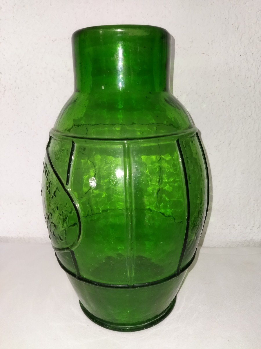 Bordeaux Old Blown Glass Jar "saint-nicolas Factory"-photo-2