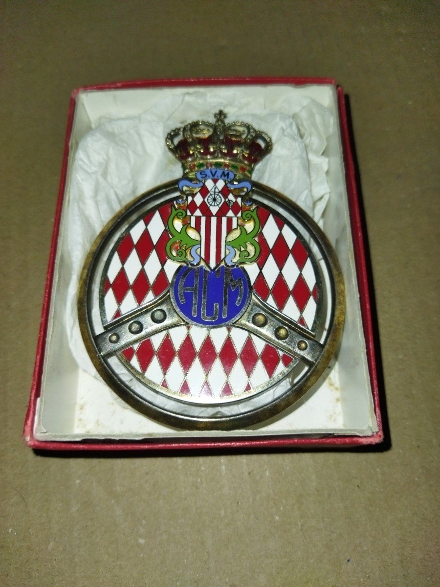 DRAGO Badge Mascotte Ancien De Collection "Automobile Club Monaco"