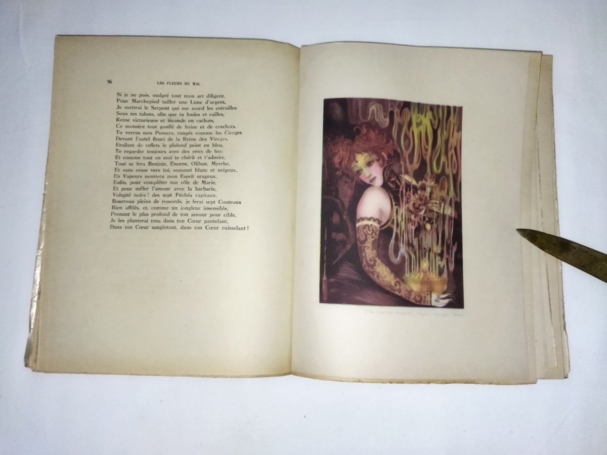 Baudelaire "the Flowers Of Evil" Curiosa Eroticism Watercolors Laboccetta-photo-3