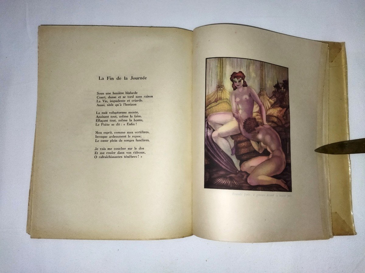 Baudelaire "the Flowers Of Evil" Curiosa Eroticism Watercolors Laboccetta-photo-6