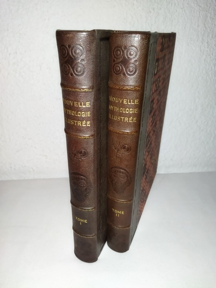  New Illustrated Mythology Jean Richepin French Academy Tomes I & Ii