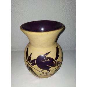 Octave Larrieu Ceramic Collectible Vase Art Deco Period