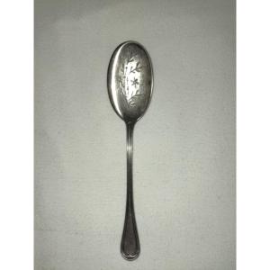 Christofle Antique Silver Plated Sorbet Spoon