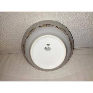 LIMOGES  Jammet-Seignolles "Vénus" Saladier Rond En Porcelaine 23,5cms