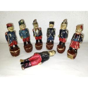 Bon Dufour Skittles Game Old Soldiers French Army Collectible Toys Militaria