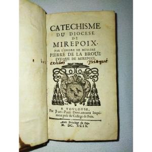 Catechism Diocese Of Mirepoix Pierre De La Broue Bishop Ariège 1699 Eo