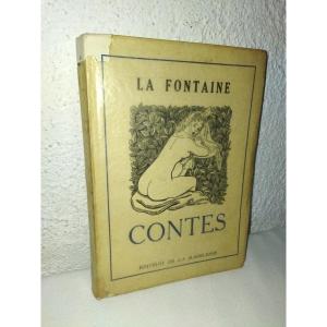 La Fontaine "tales" Curiosa Eroticism Illustrations Colors Suzanne Ballivet 1953