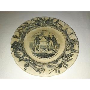 Choisy-le-roy H&b Militaria Legendary Plate "at The Regiment" No. 4 Collection