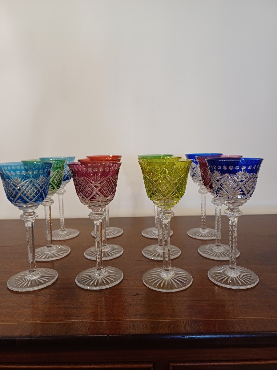 12 Verres Cristallerie Saint Louis-photo-2