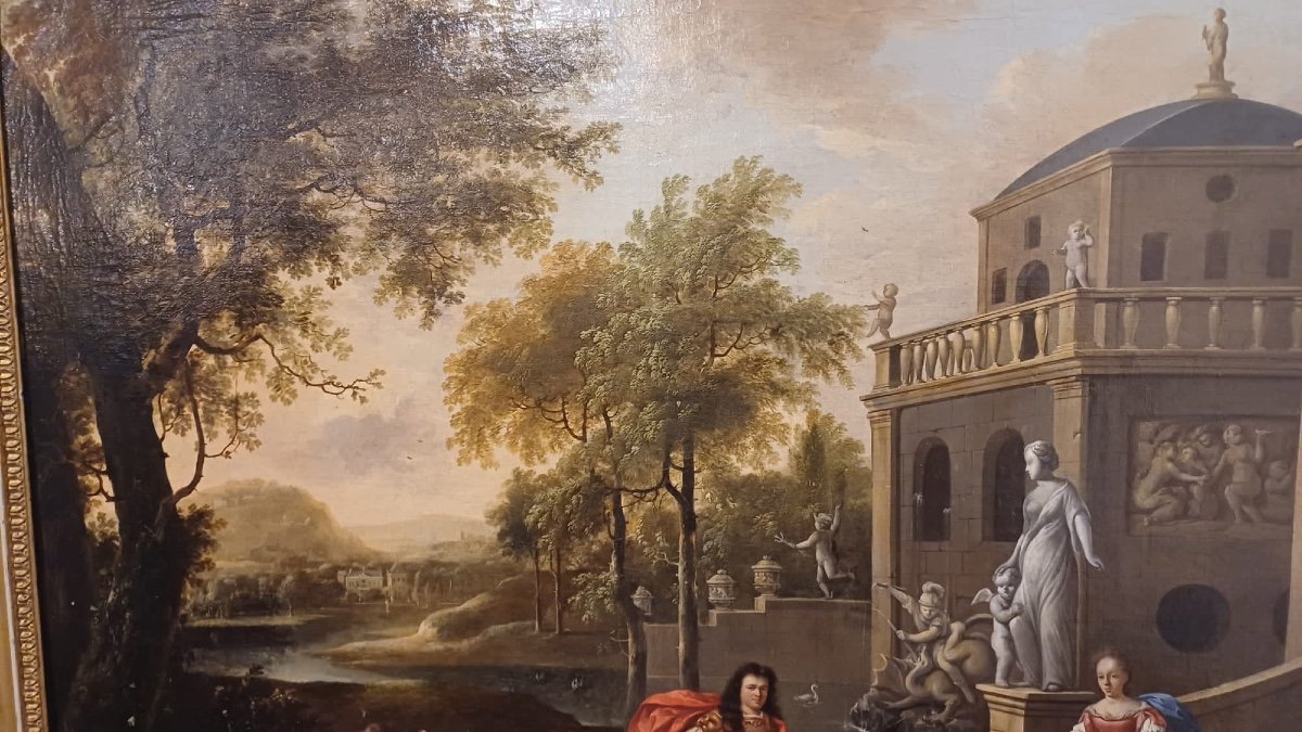 Oil On Canvas 18th Century -photo-2