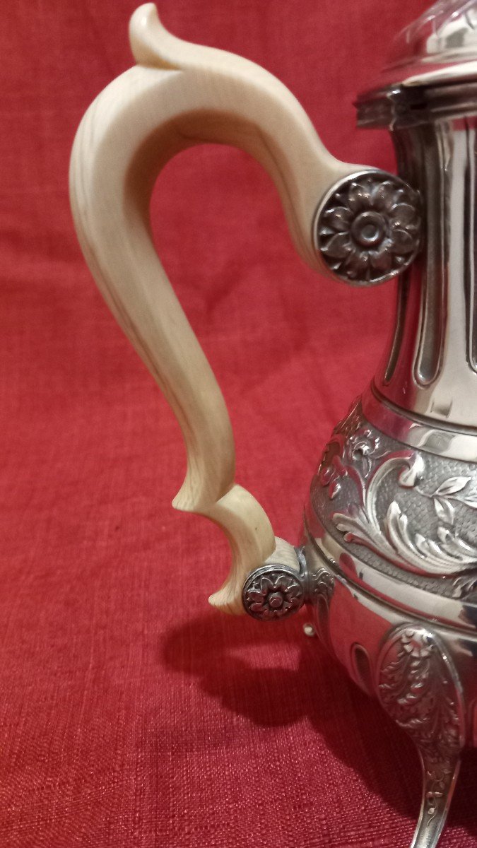 Restoration Style Solid Silver Jug-photo-4