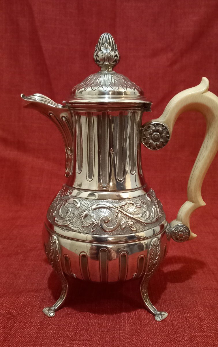 Restoration Style Solid Silver Jug