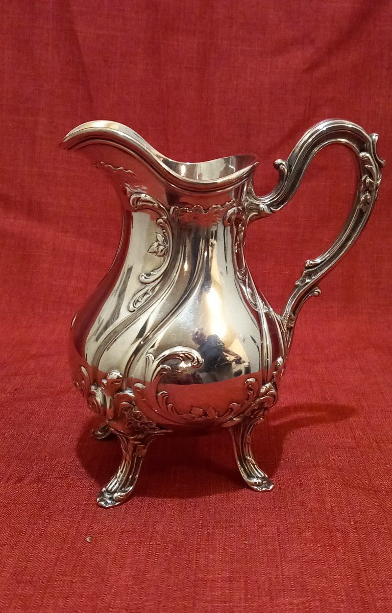 Rocaille Style Sterling Silver Milk Jug