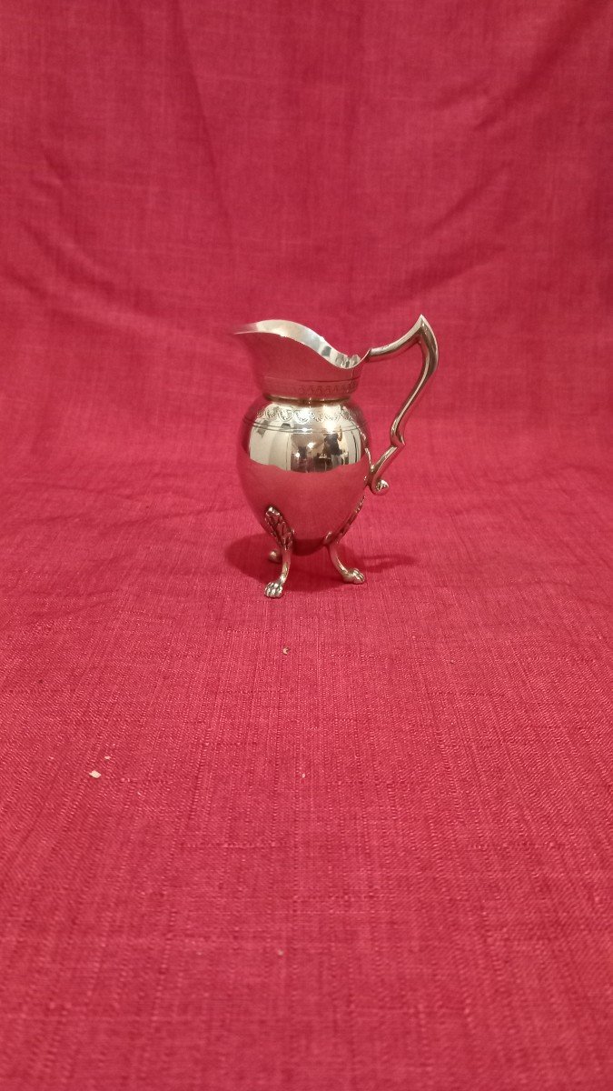 Empire Style Solid Silver Jug-photo-2