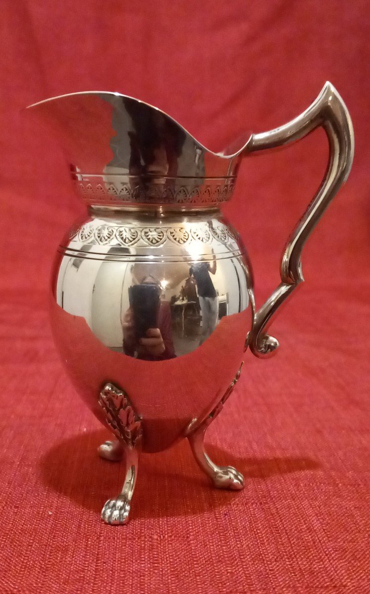 Empire Style Solid Silver Jug