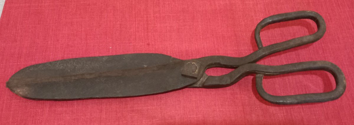 Pair Of Very Old Wrought Iron Scissors