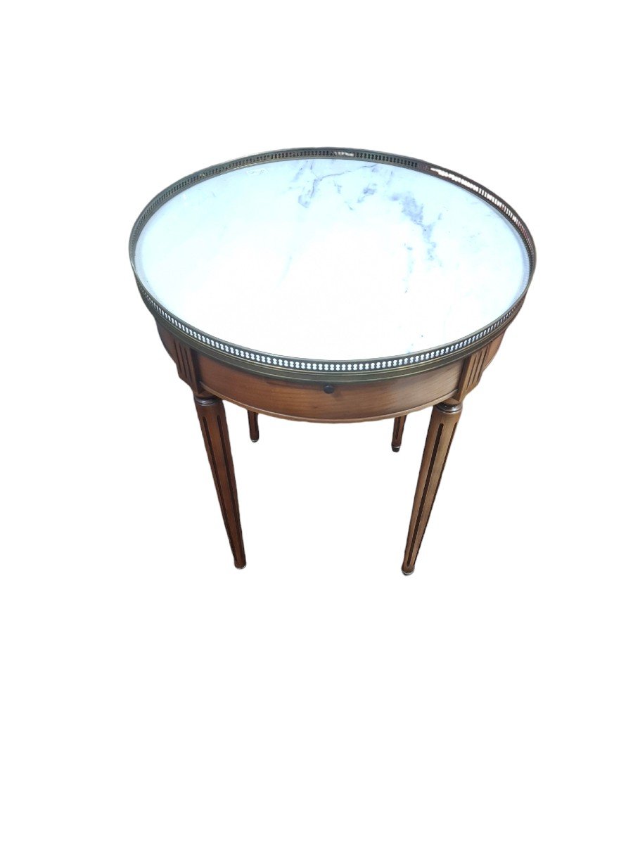 Marble Top Hot Water Bottle Table