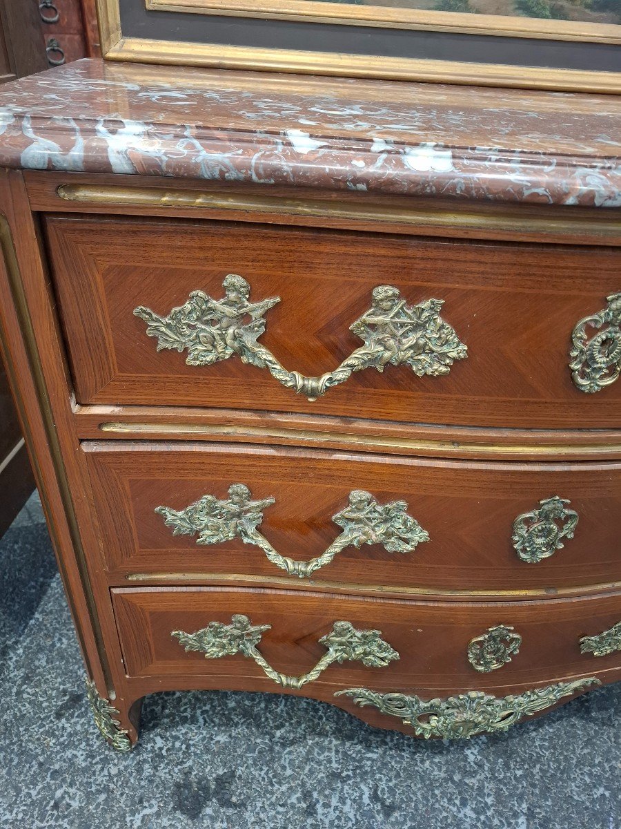 Louis XIV Style Chest Of Drawers-photo-2